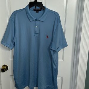 U.s. polo Assn. men's blue collar polo shirt size XL
